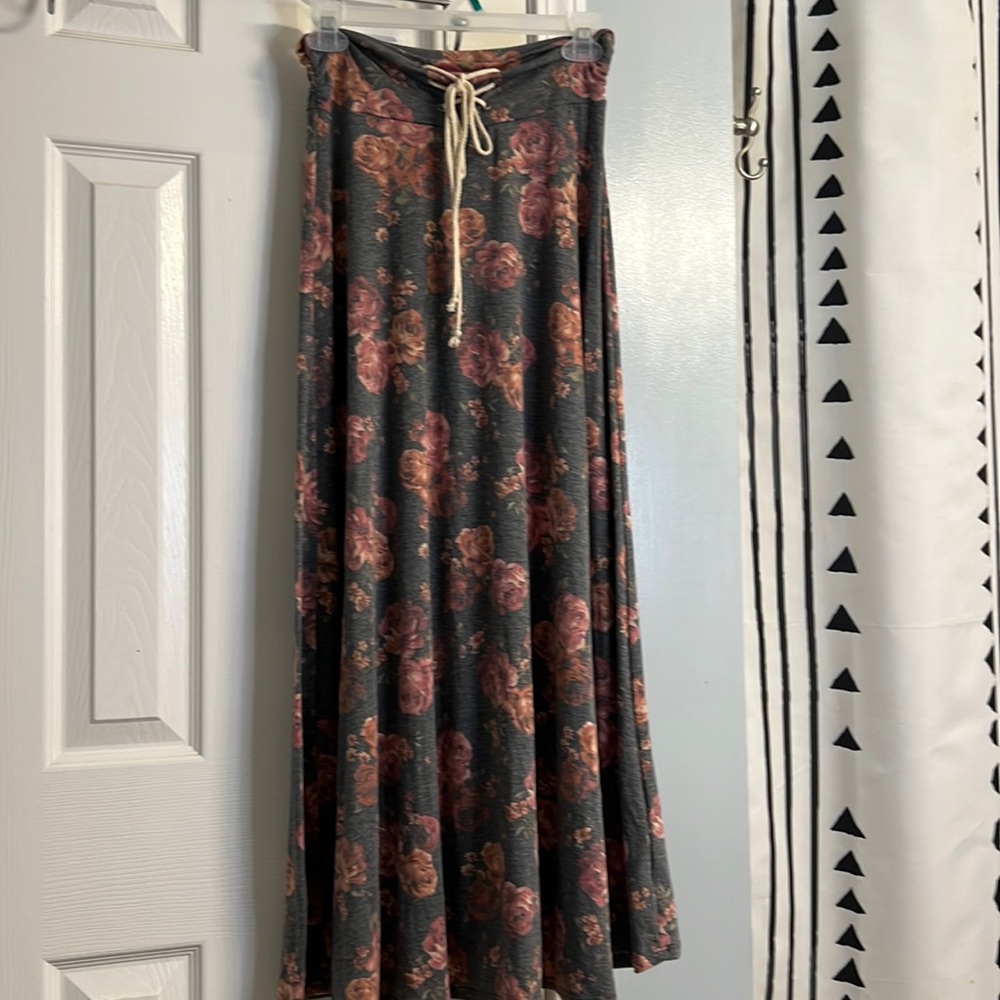 Floral Maxi Skirt